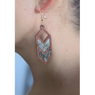 Arizona cuir poiles gris