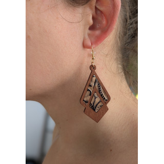 Western-Boho Marron clair